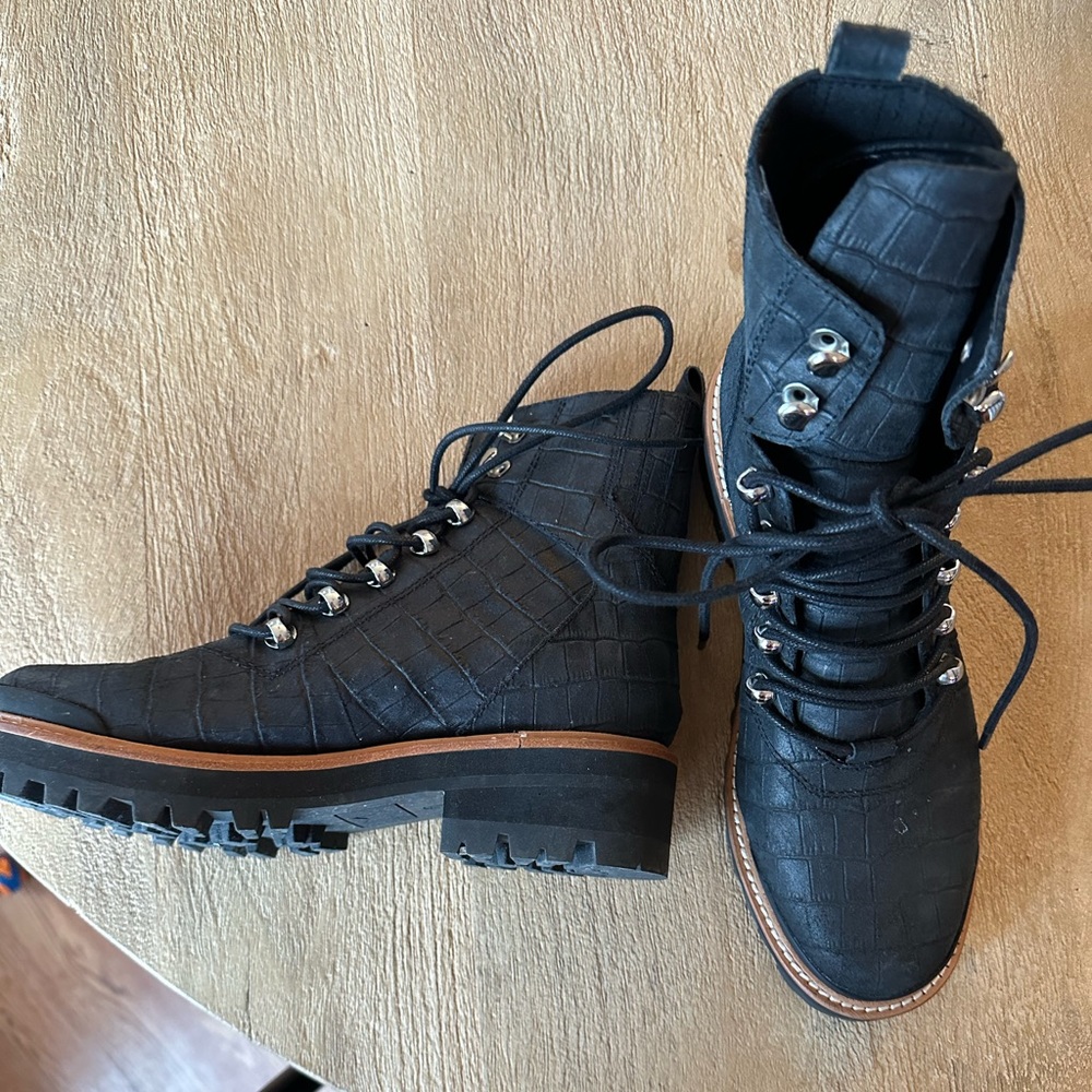 Marc Fisher Combat Boots - Picture 2 of 4